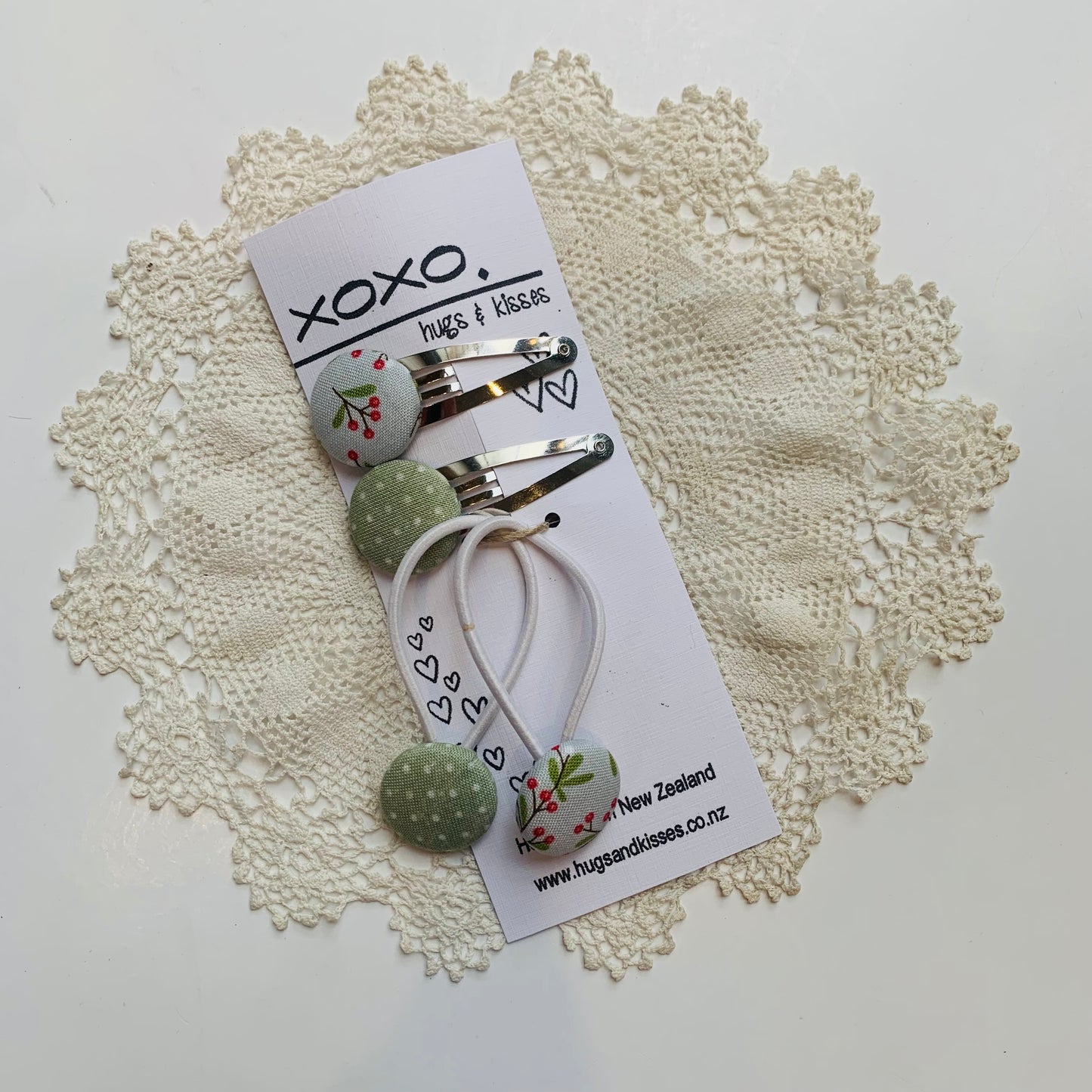 Button Hair Accessories