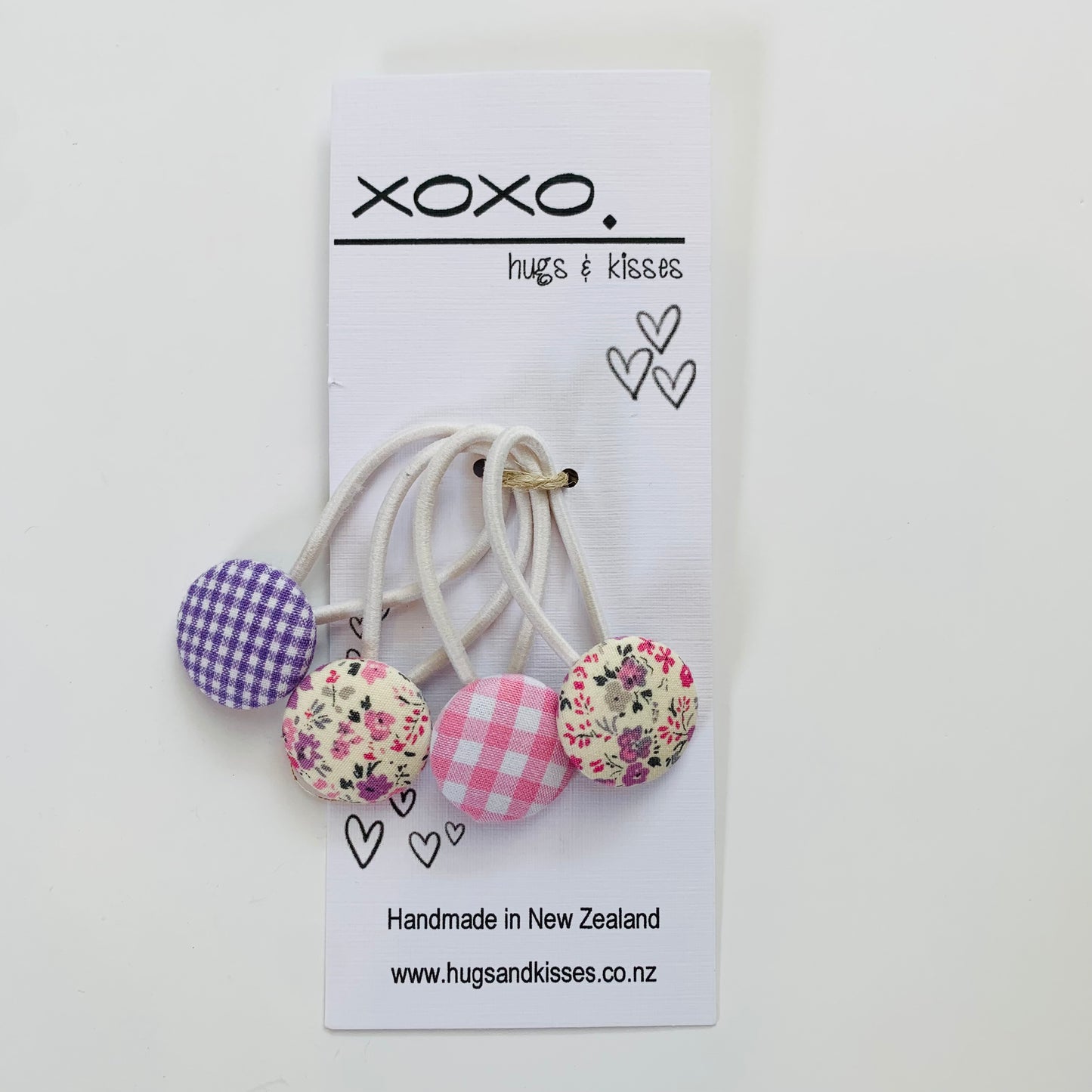 Button Hair Ties