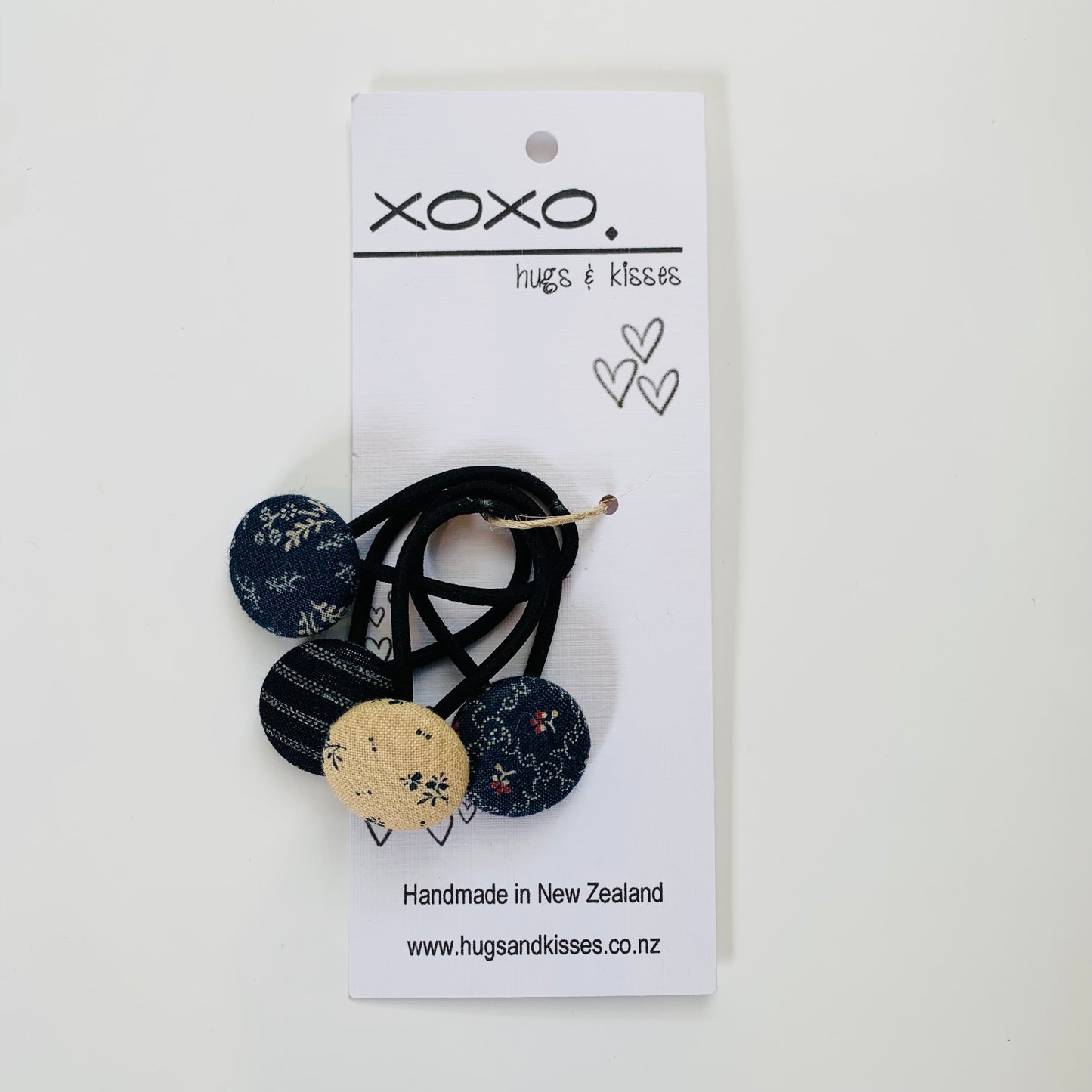 Button Hair Ties