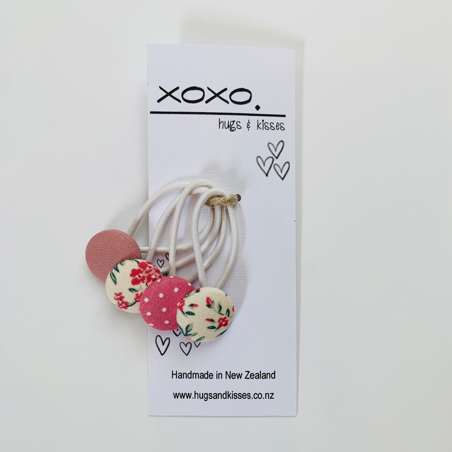 Button Hair Ties