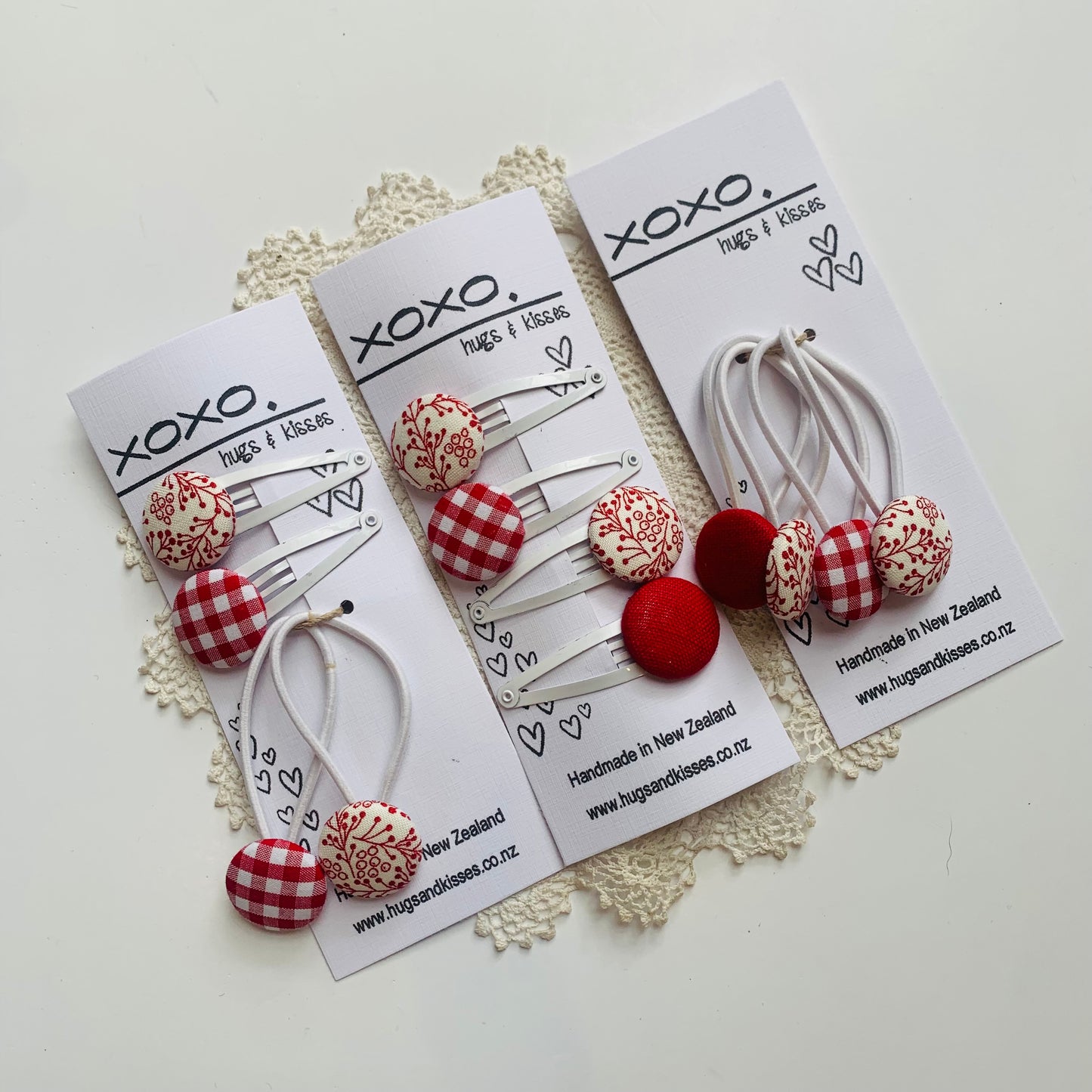 Button Hair Accessories