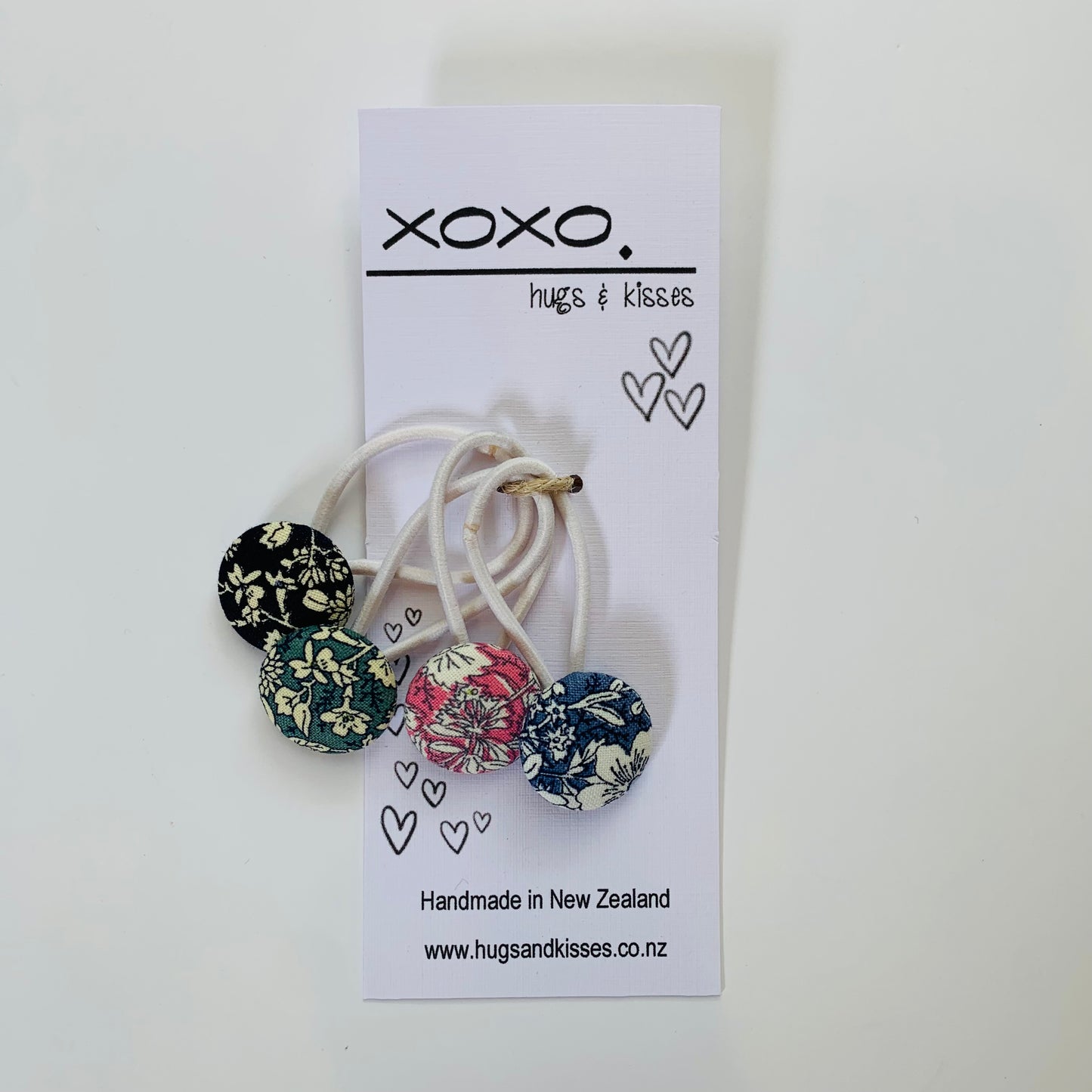 Button Hair Ties