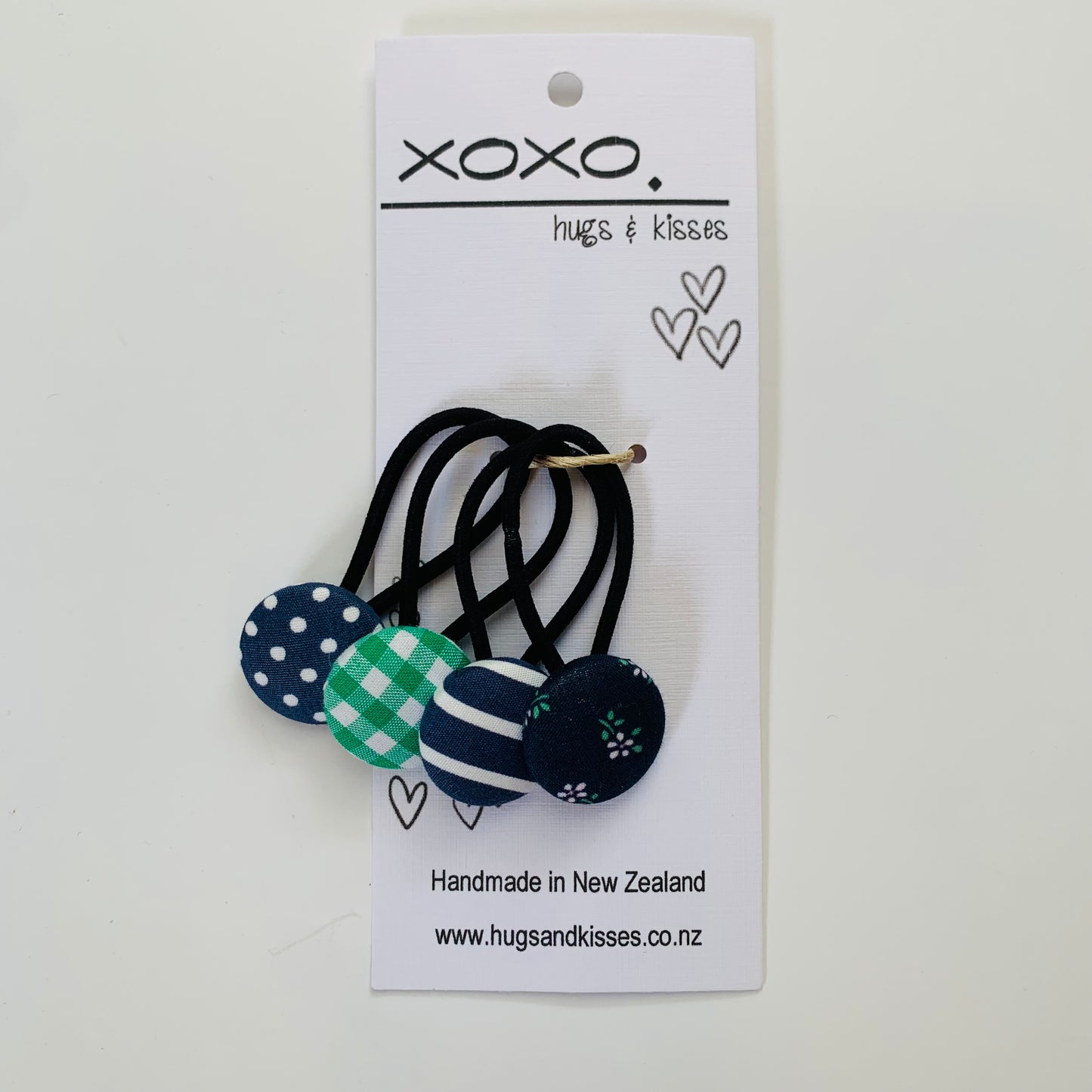 Button Hair Ties