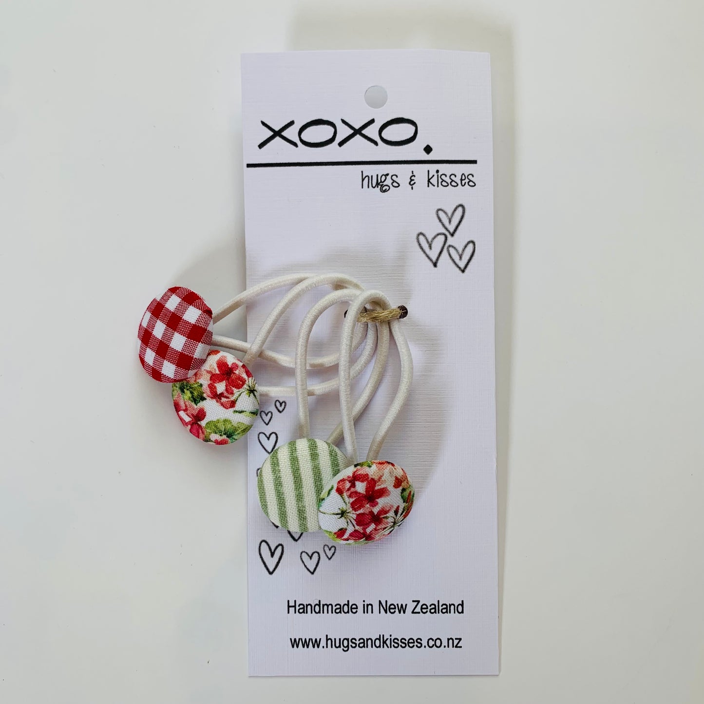 Button Hair Ties