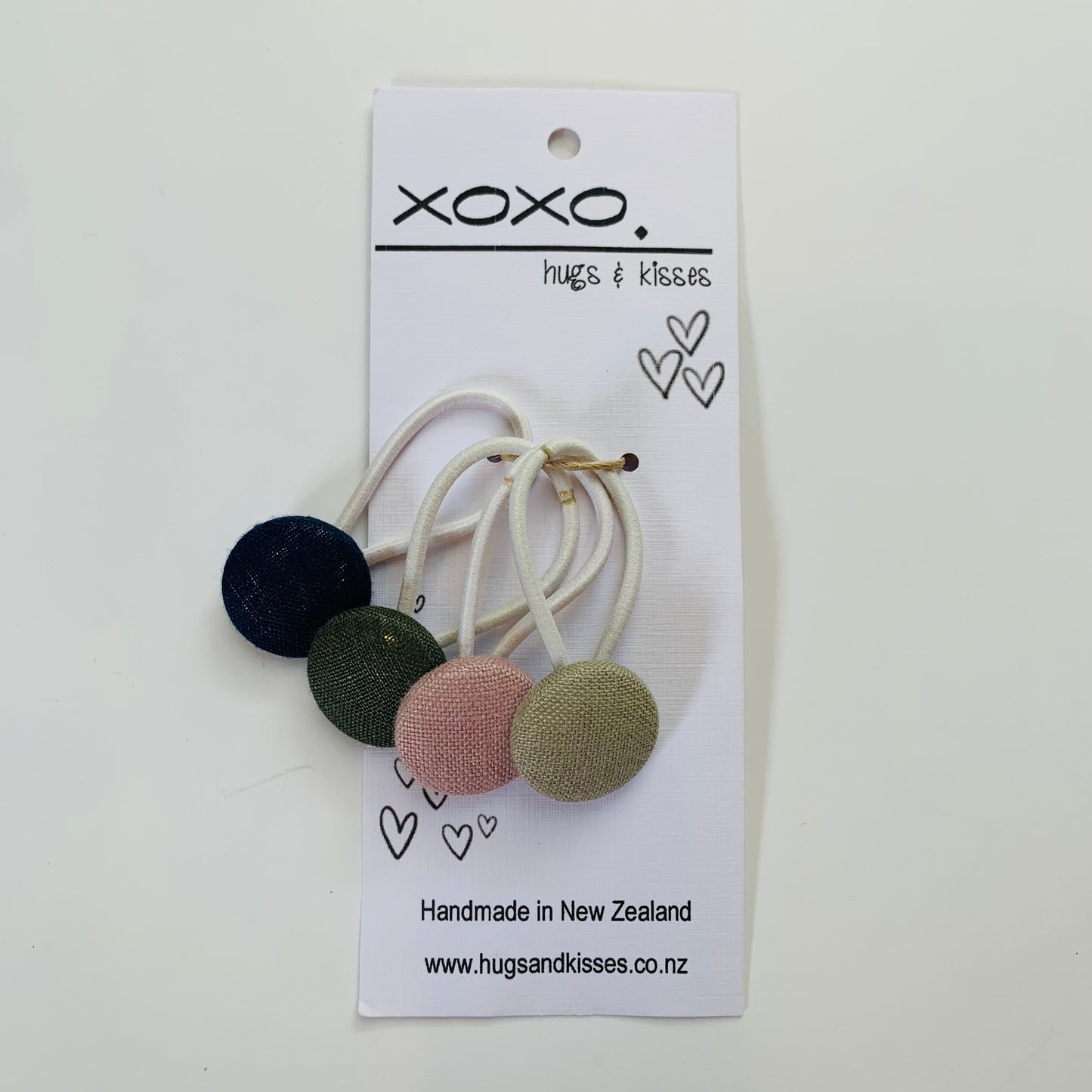 Button Hair Ties