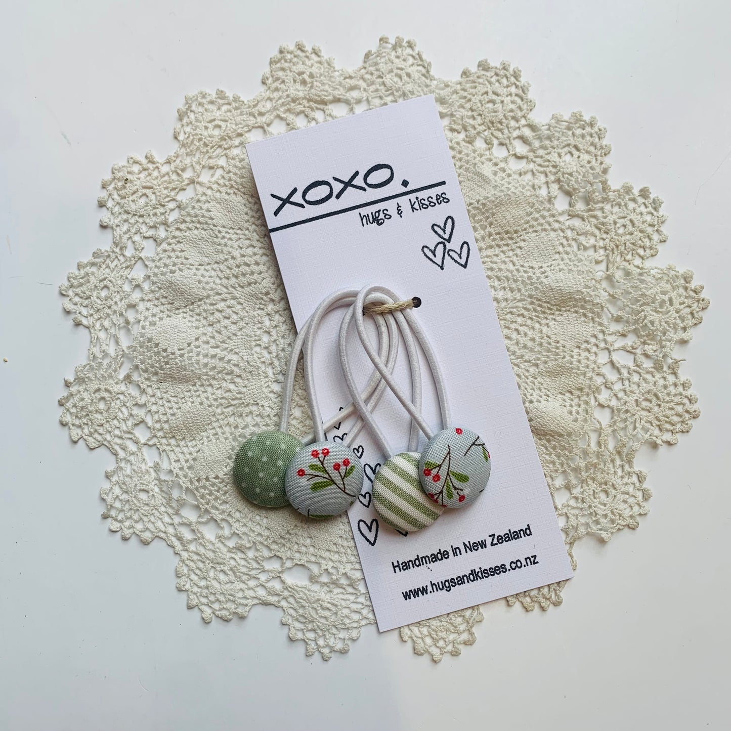 Button Hair Accessories