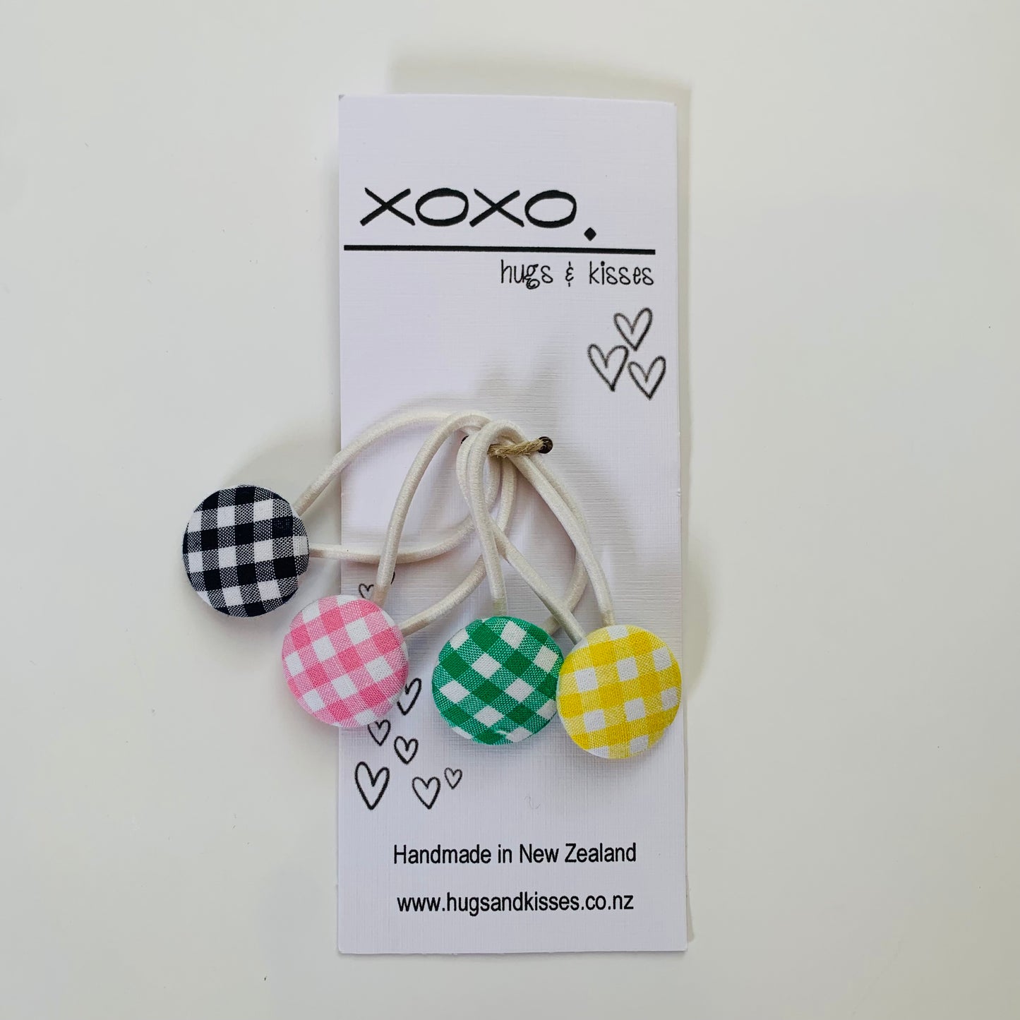 Button Hair Ties