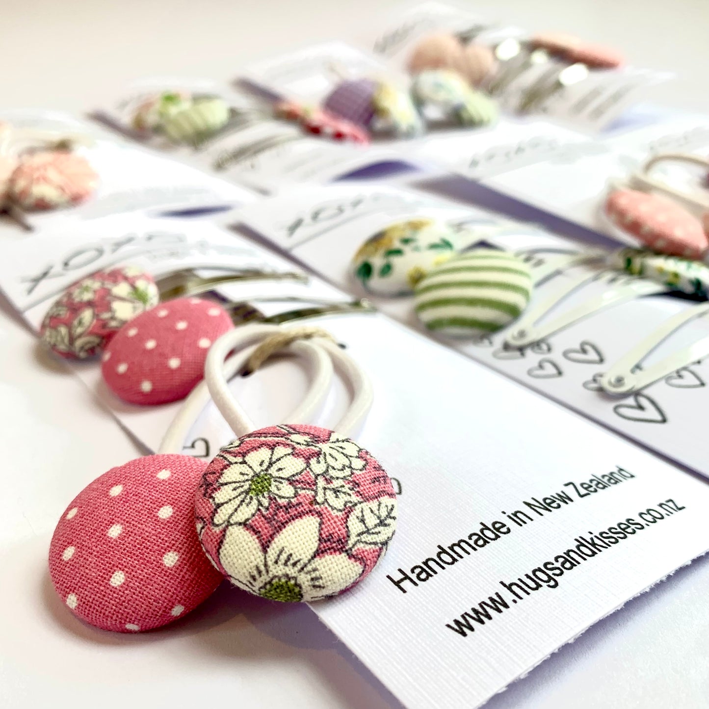 Button Hair Ties