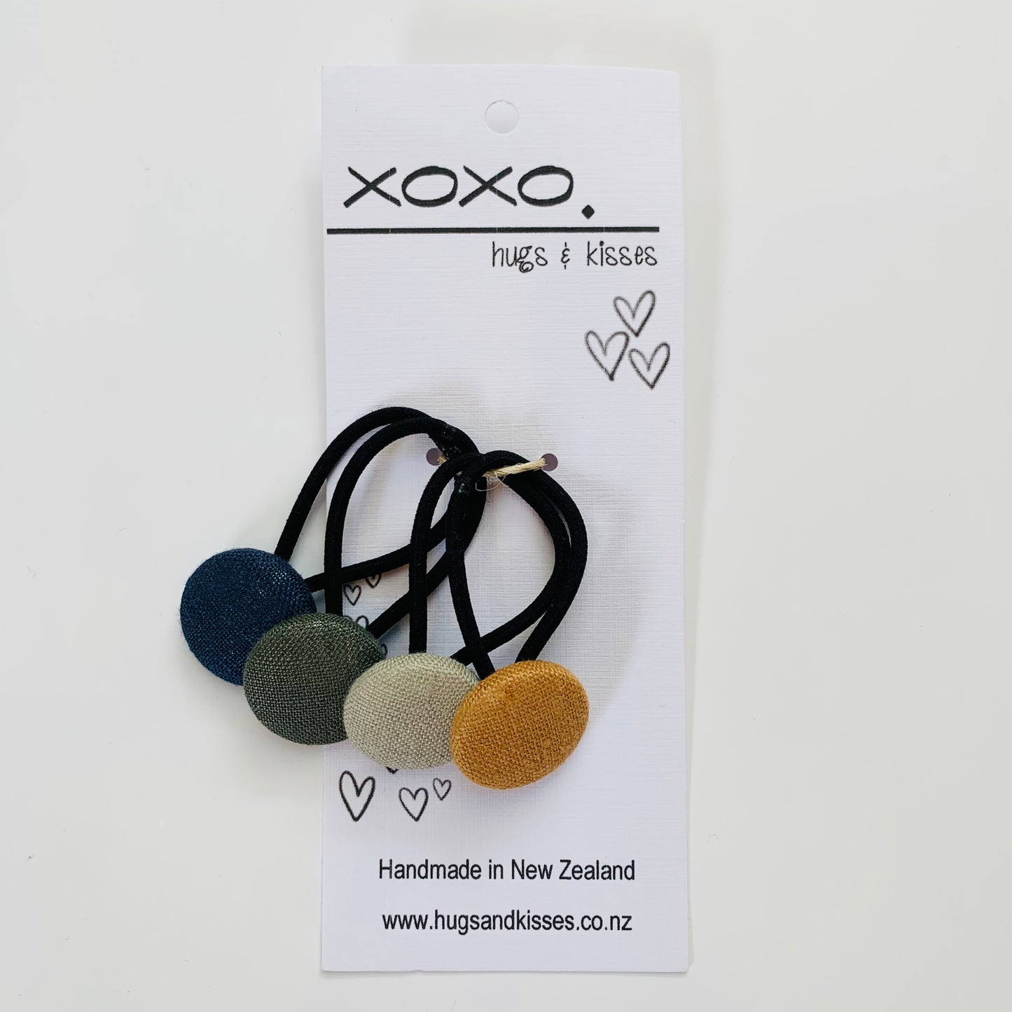 Button Hair Ties