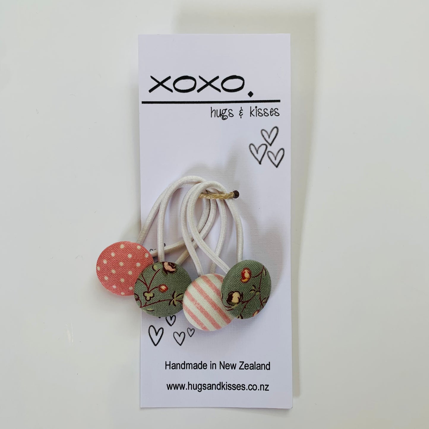Button Hair Ties