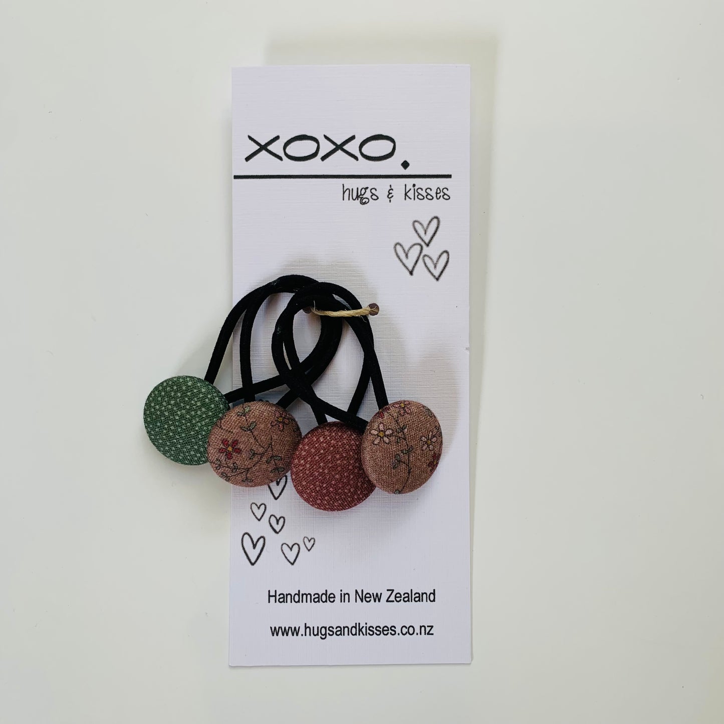 Button Hair Ties