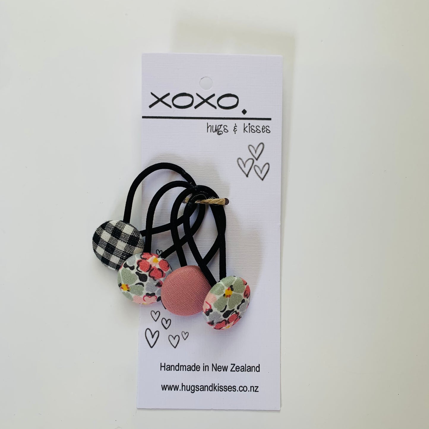 Button Hair Ties
