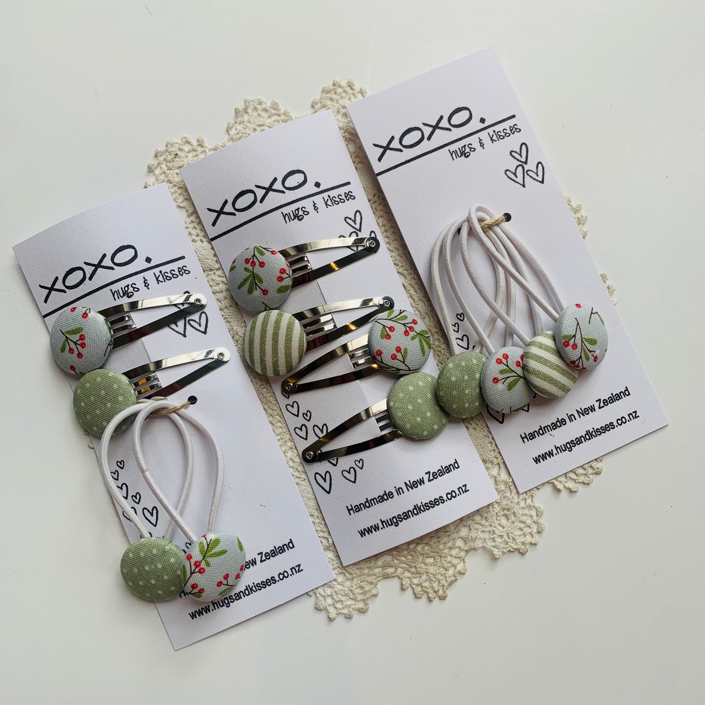 Button Hair Accessories