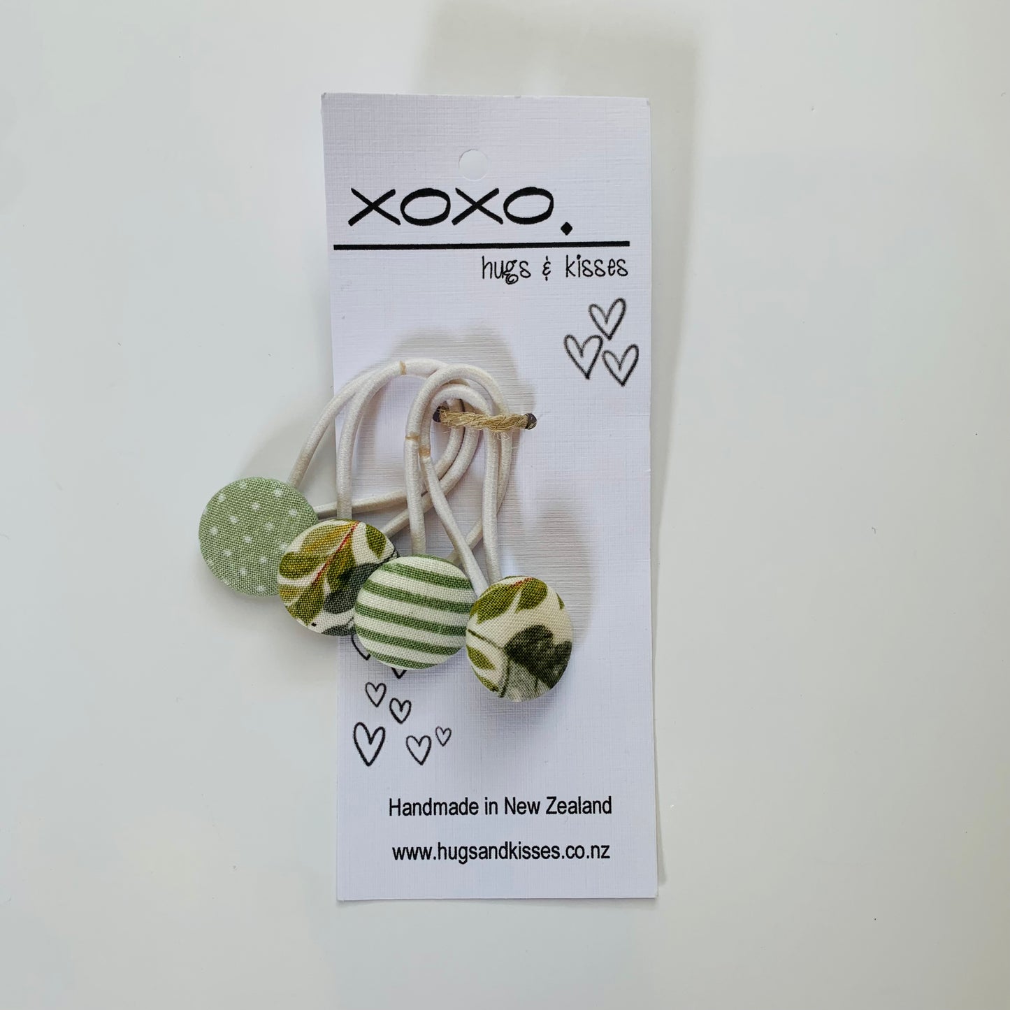 Button Hair Ties