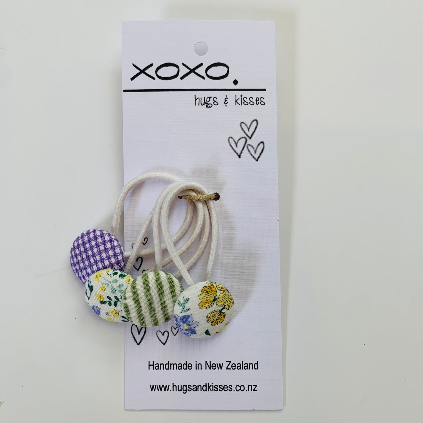 Button Hair Ties