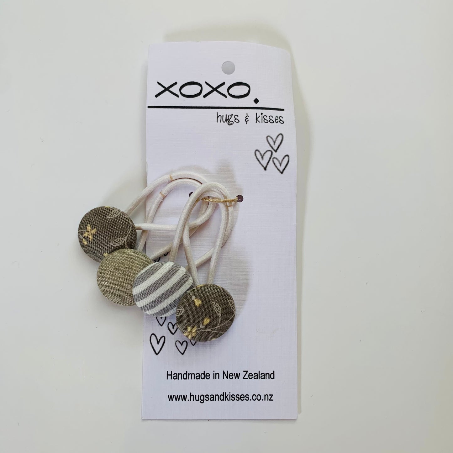 Button Hair Ties