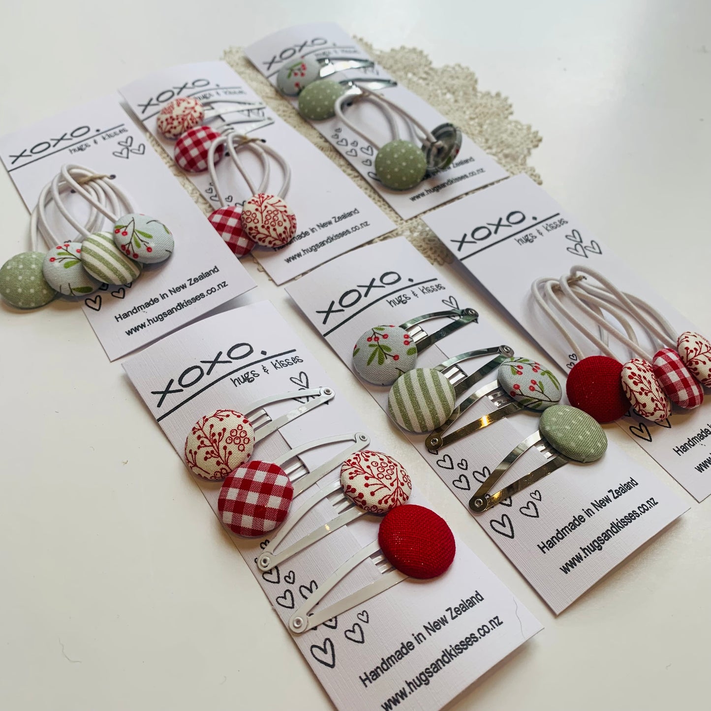 Button Hair Accessories