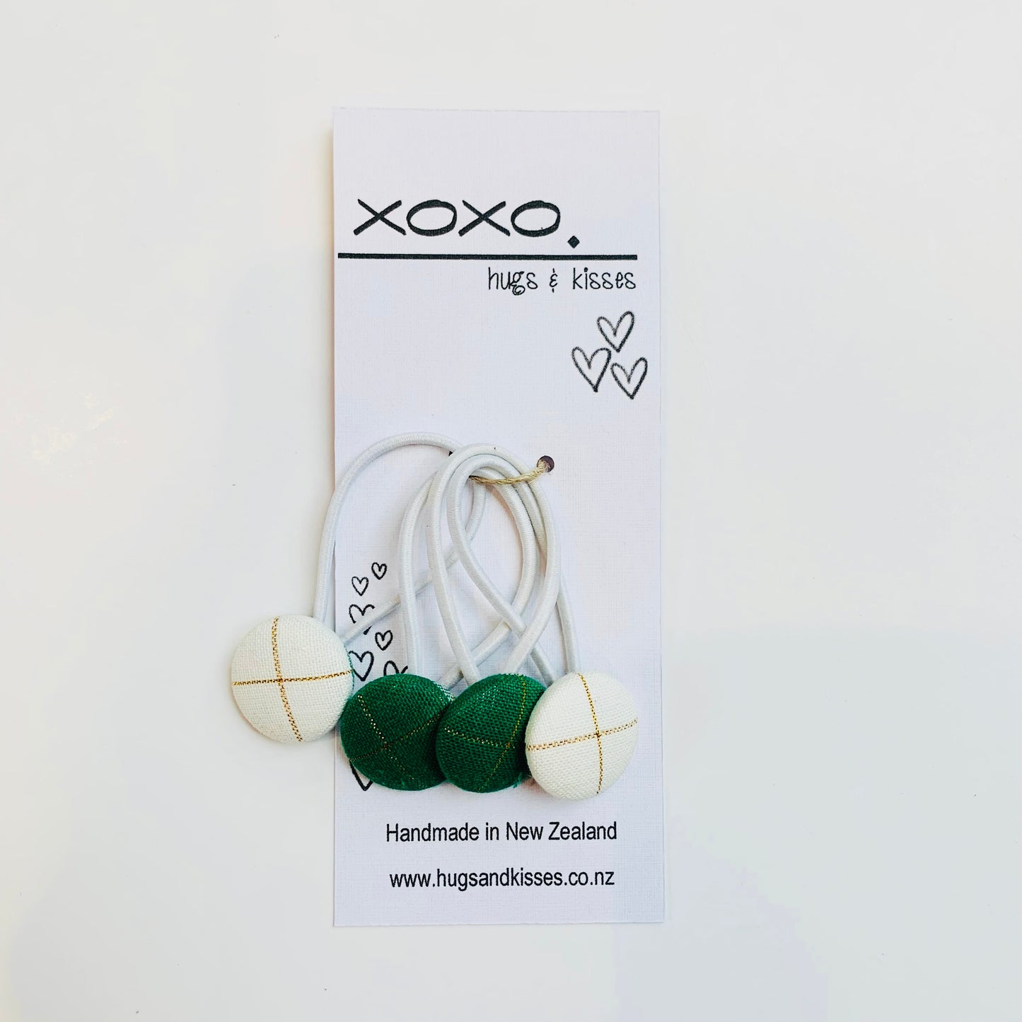 Button Hair Ties