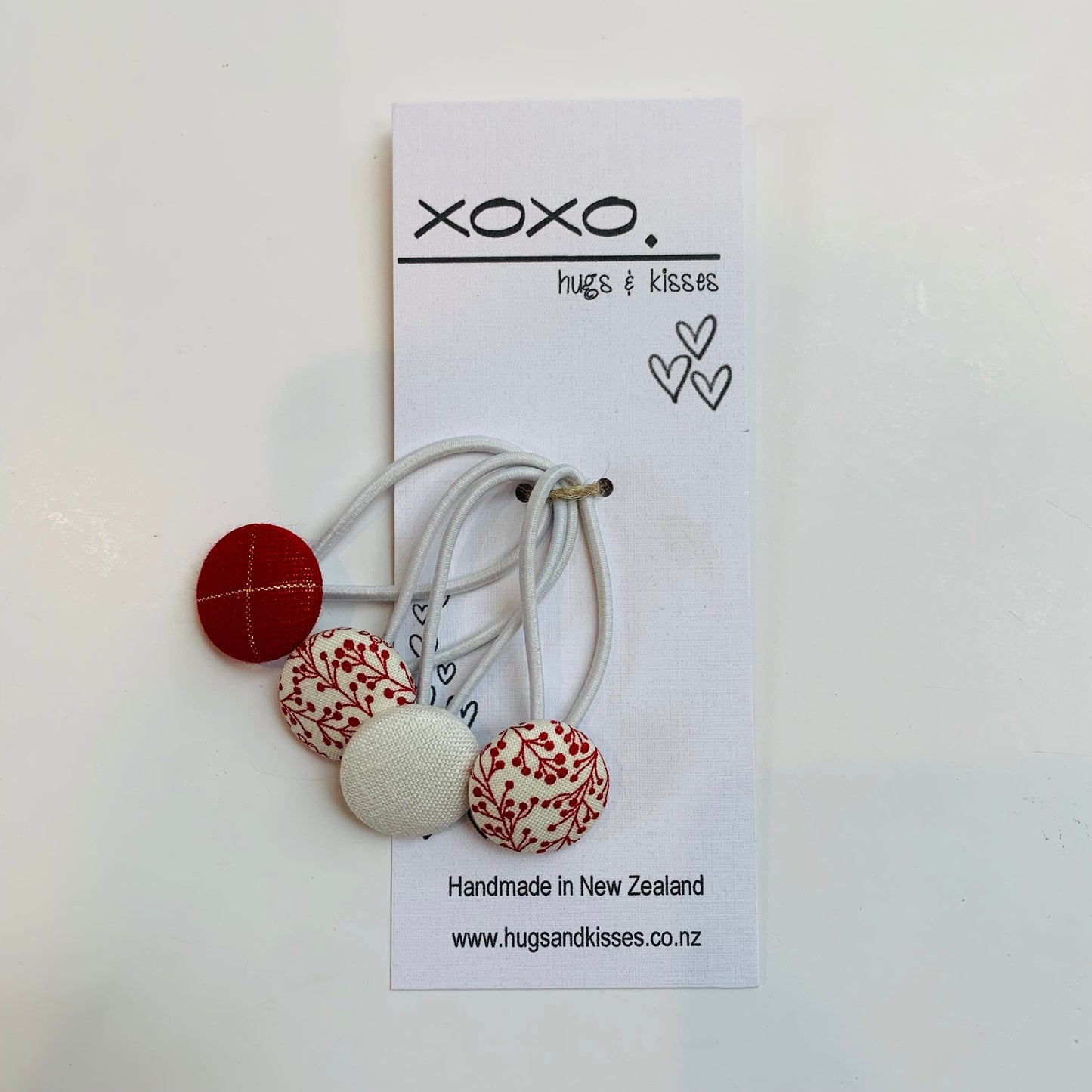 Button Hair Ties