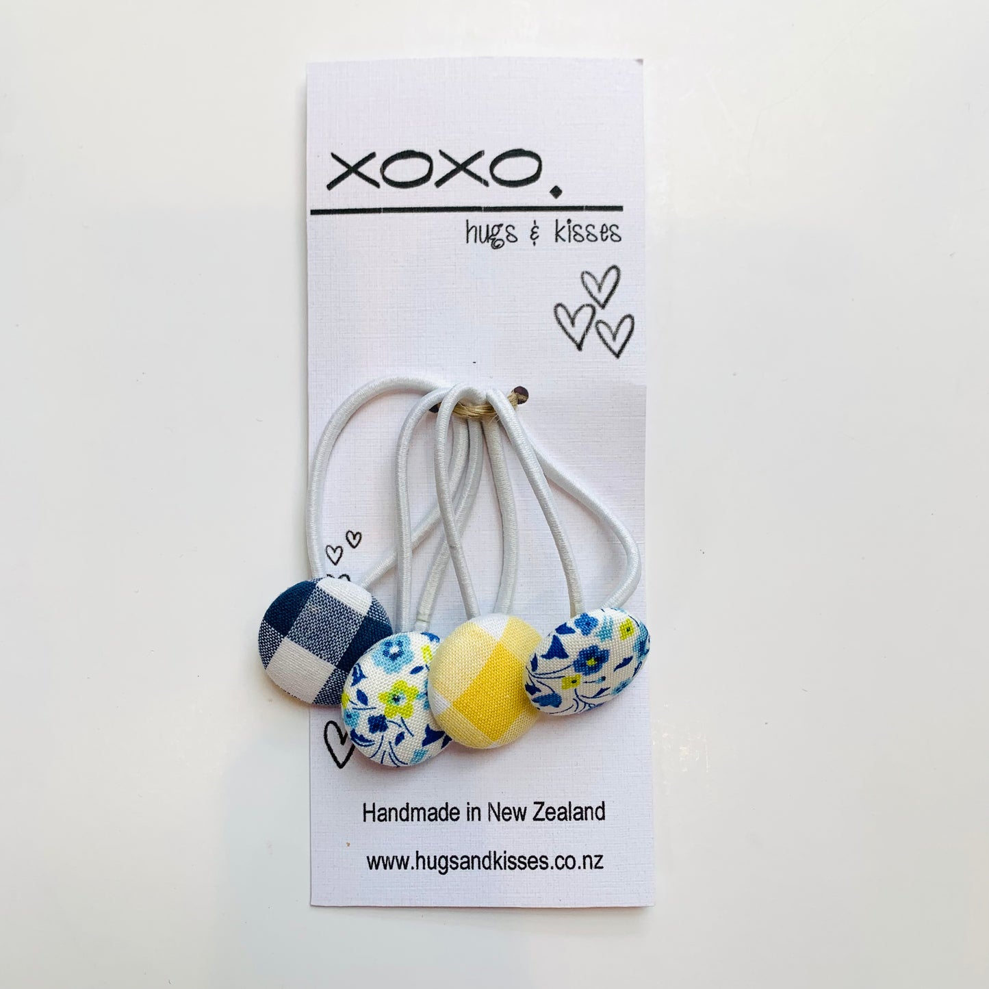 Button Hair Ties